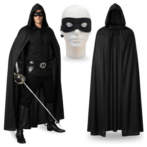 Costume cape masque de - costume,