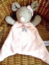 doudou souris rose tartine et chocolat plat ttbon état