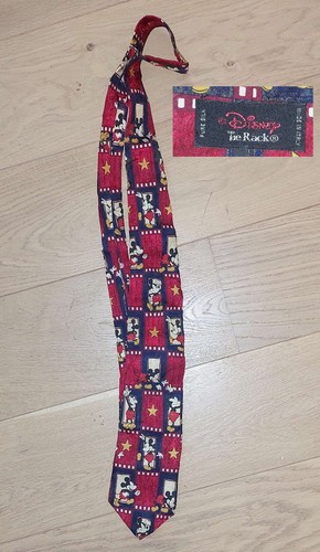 Rare cravate soie mickey - cravate,