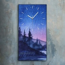 Horloge décorative sur toile