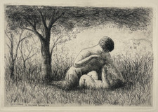 Jean Claude Roman JEAN FRELAUT Gravure EAU FORTE 1927