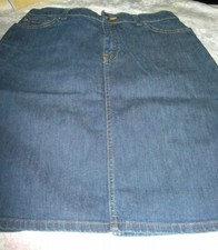 Jupe jean souple trois poches