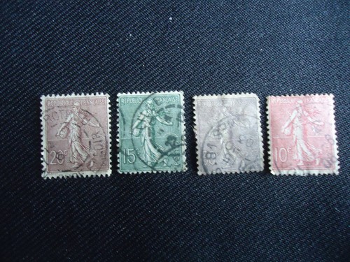 Lot timbres france - lot, 4