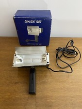 Ancienne Torche Photo Flash GUNLIGHT 1000 Noir & Métal Vintage #B946