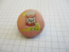 VINTAGE BADGE DUFF BEER SIMPSONS COMICS COLLECTION us8*3