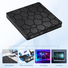 Lecteur Graveur DVD CD Externe USB 3.0 Ultra Slim Enregistreur Portable USB RW