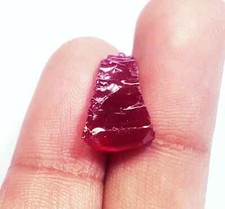 Pierre Précieuse En Rubis Rouge Naturel Brut 7,00 Ct Sertie Taille De Bague