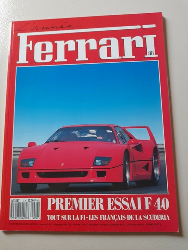 Livre année ferrari 1988 - l'année,