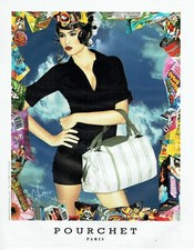 Publicité Advertising 089  2010 Pourchet  mode fashion art sac  David Cintract