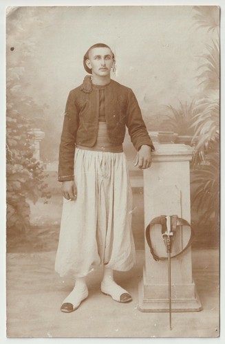 Carte photo militaire portrait - photo,