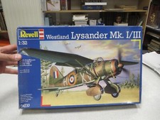 CA478 MAQUETTE REVELL 04710 WESTLAND LYSANDER MK. I/III 1/32  AVION MODEL KIT