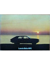 ▄▀▄ Dépliant LANCIA Beta HPE  (Français) 1977 ▄▀▄