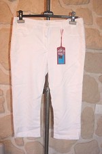 Pantacourt blanc effet push up