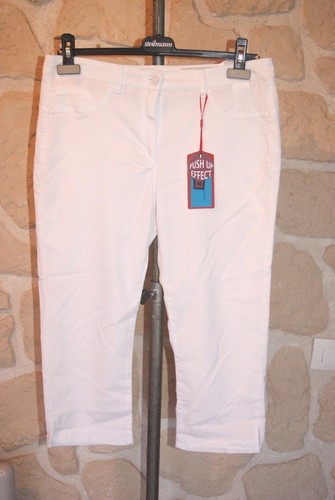 Pantacourt blanc effet push - , up