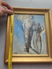 Peinture Tableau De François Anton Envoi De L'artiste 