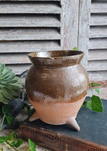 Ancien pot faisselle - pot,