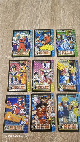 Lot cartes dragon ball z - de,