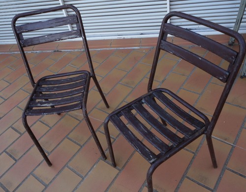 Chaises bistrot année 1960 - 2,