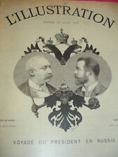 L'ILLUSTRATION  1897 VOYAGE DU PRÉSIDENT EN RUSSIE 