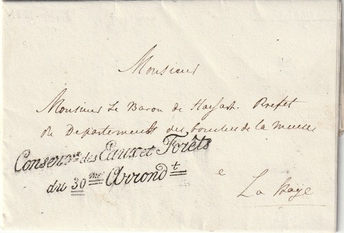 Lettre haye la - de,