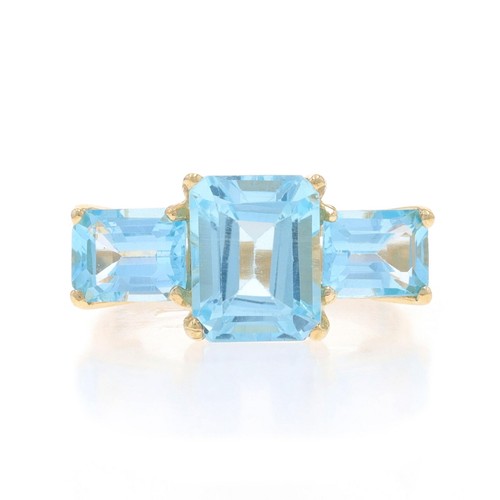 Bague trois pierres topaze - trois,