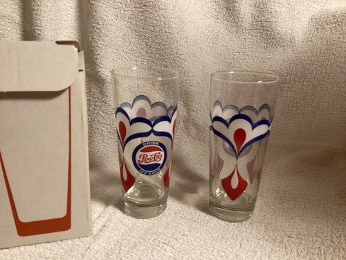 Lot grand verre pepsi - lot,