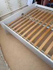 vends lit double , blanc, 140