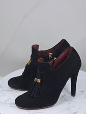 Bottines Gucci en daim noir
