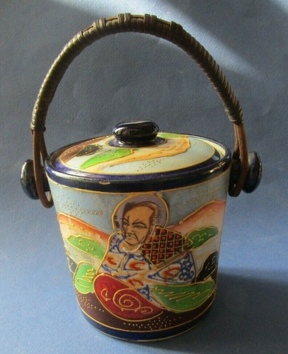 Petit pot japonais satsuma 9cm - pot,