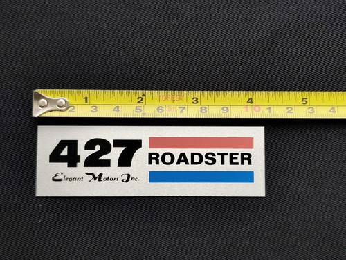 Cobra 427 plaque aluminium - cobra,
