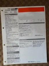 Fiche technique Citroën ZX