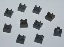 10 x Lego DkStone Tile 1x1