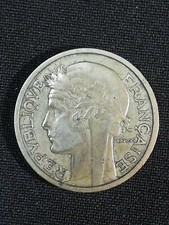 FRANCE, MORLON, MONNAIES RF, 2 FRANCS, 1936 PARIS, BE VOIR PHOTOS, DIAMÈTRE 27