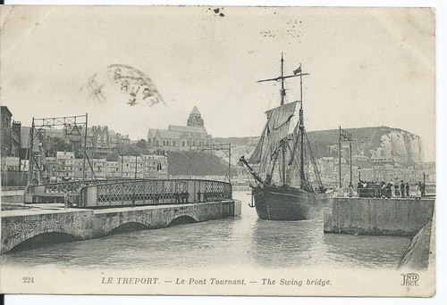Cpa treport le pont - cpa,