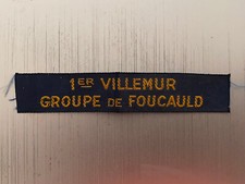 Scoutisme : Bande de groupe 1er Villemur - 2eme guerre