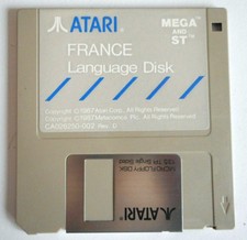 Disquette ATARI MEGA ST / STF Language disk ST BASIC - ST / MEGA / STF / STE