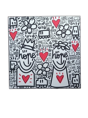 Hope toile street art - toile,