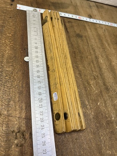 Double mètre bois outil - mètre,