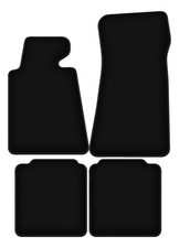 Tapis de sol en velours noir