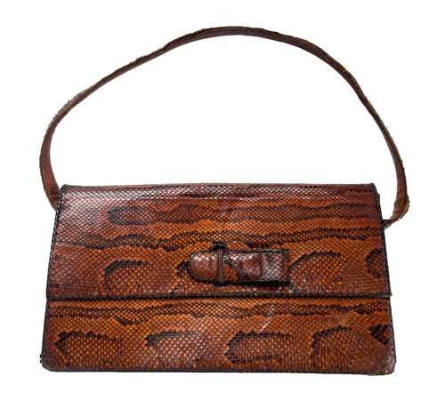 Sac vintage python - sac, en