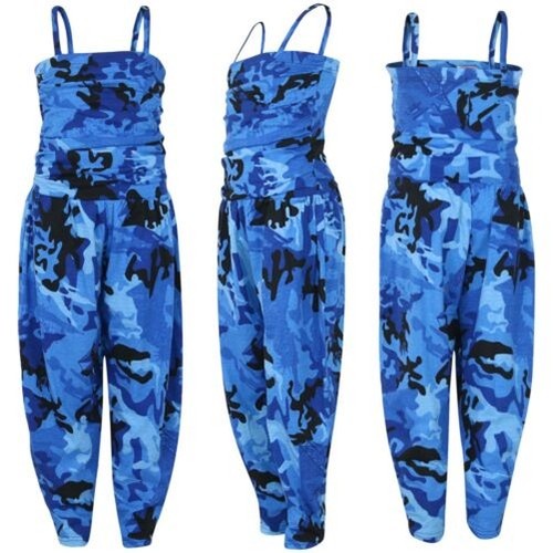 Combinaison camouflage bleue - combinaison,