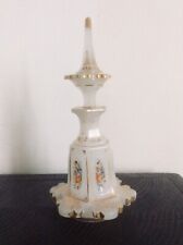 Flacon Parfum Opaline Peinte XIXe Charles x - French Antique 