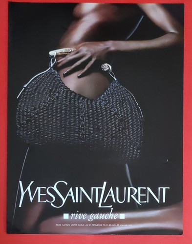 Publicité presse sacs main - publicité, à