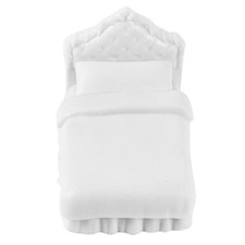 Maison Chambre Meubles D'intérieur Lit Simple Jouet Miniature Disposition à