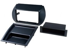 Facade autoradio 2DIN compatible avec Citroen Nemo Fiat Fiorino Qubo Peugeot Bip