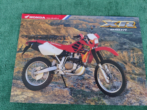 Honda 650r 1999 prospectus - xr,