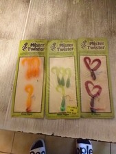 Vintage Fishing Lure In Pkg Mister Twister   LOT  De 3 Made In USA 