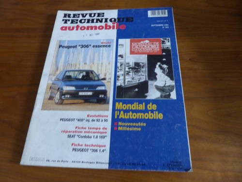 Revue technique automobile - revue,