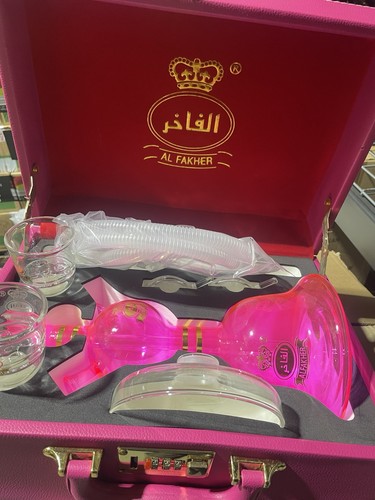 Fakher pink glass - pink, hookah