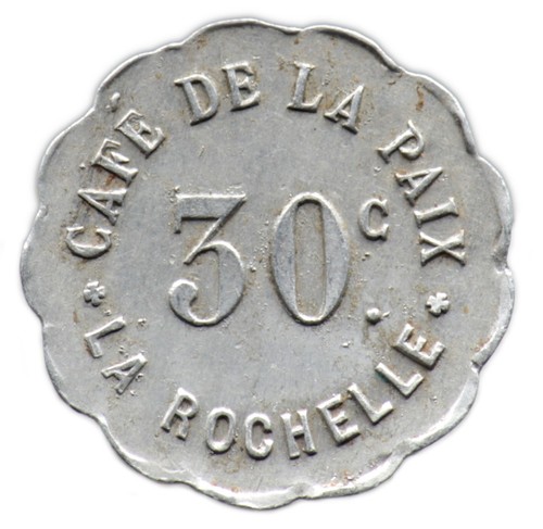 Jeton centimes café - centimes,
